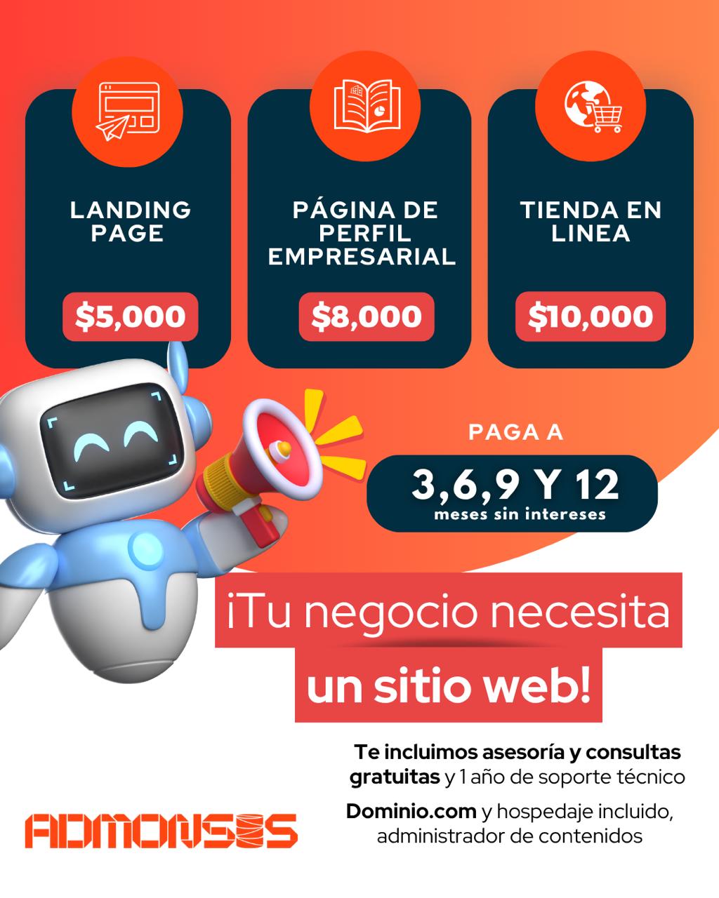 diseño web admonsis